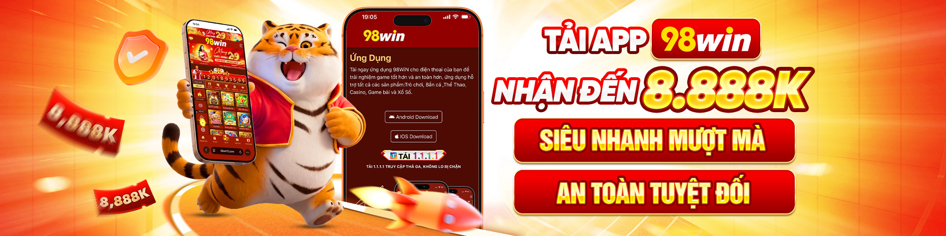 Tải app 98win nhận 8,888K
